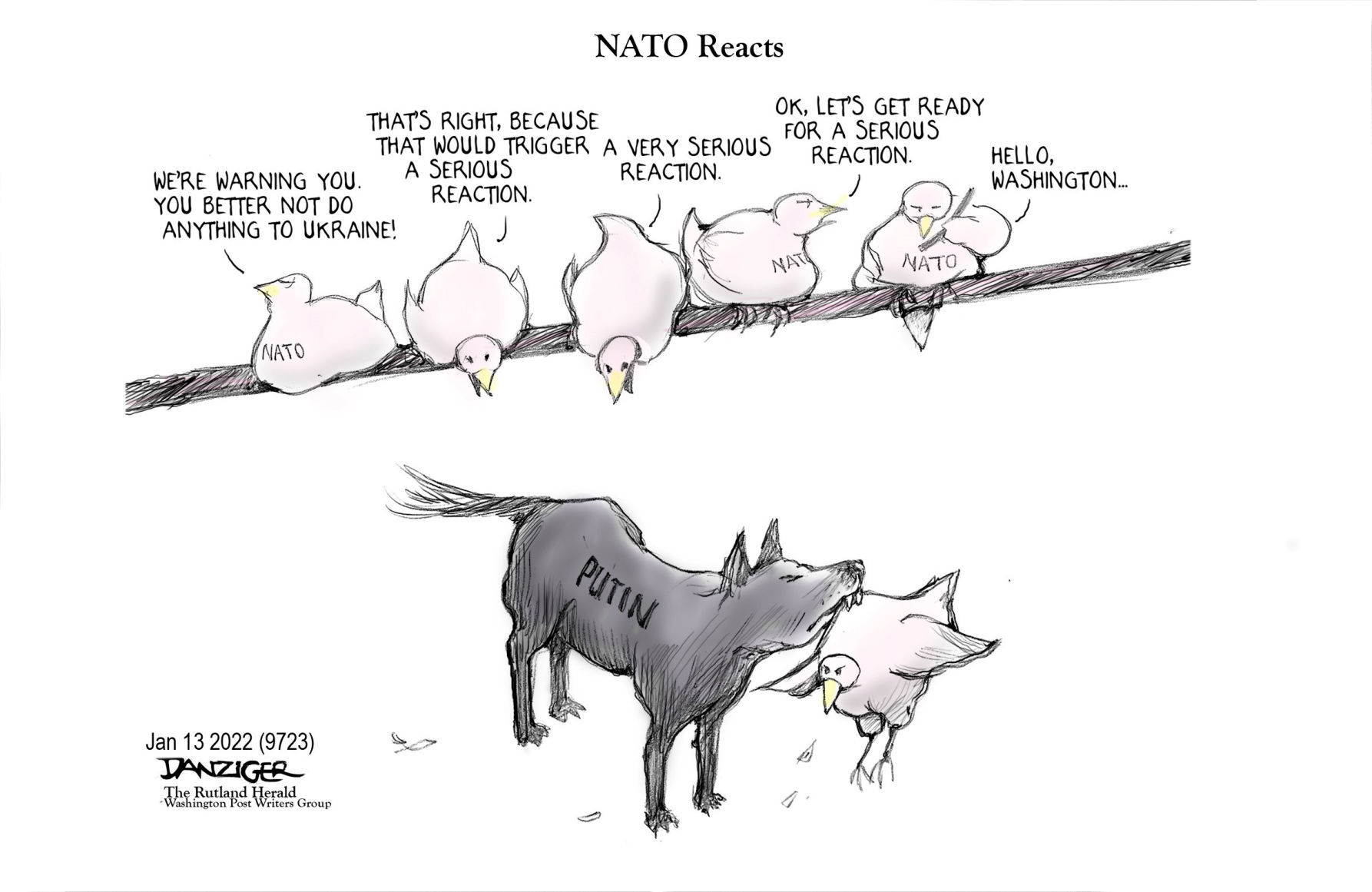 Jeff Danziger cartoon